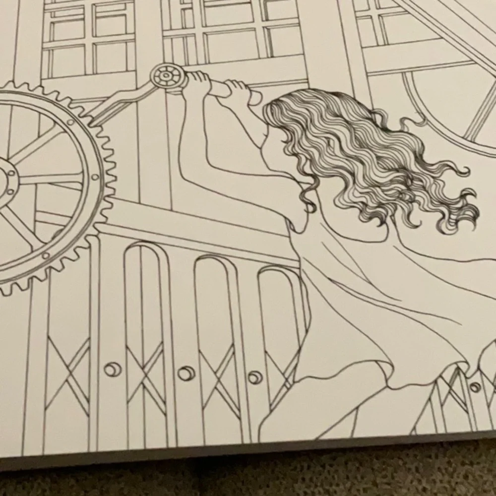 The Time Garden Adult Coloring Book 📖 by Daria Song, Magical Journey